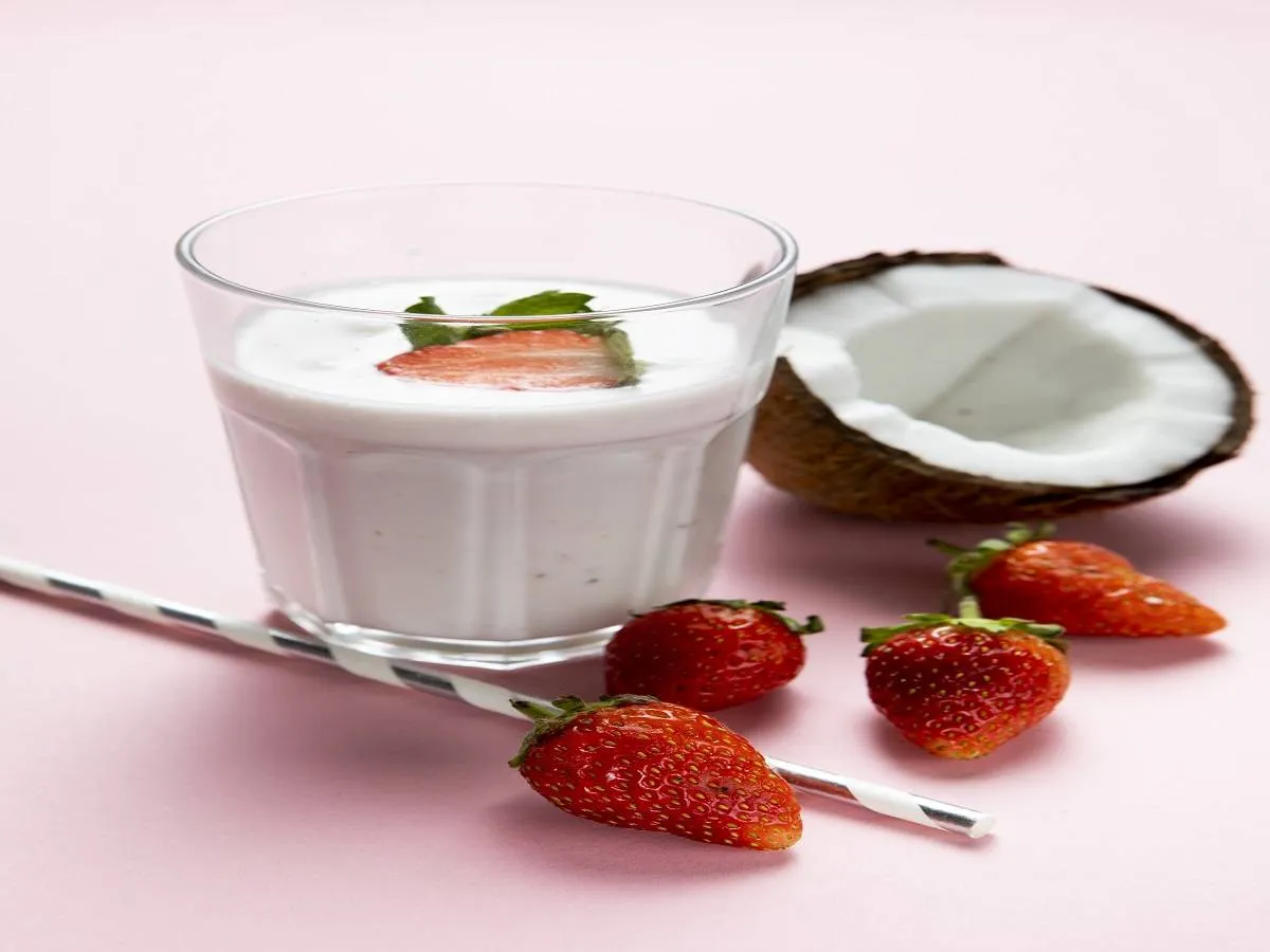 صورة لحليب جوز الهند