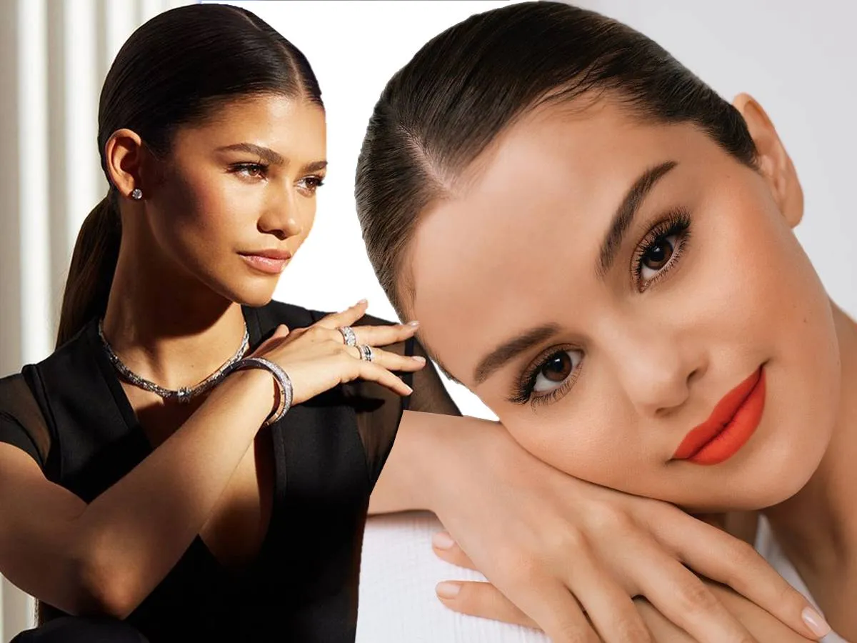 تسريحات شعر مرفوعة للوجه الدائري على غرار النجمات