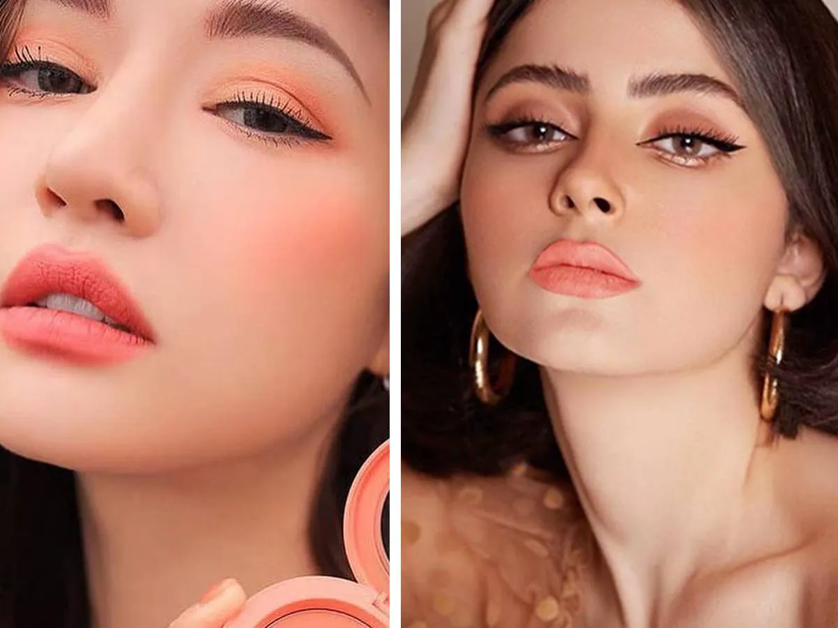 مكياج كوري على وجه عربي