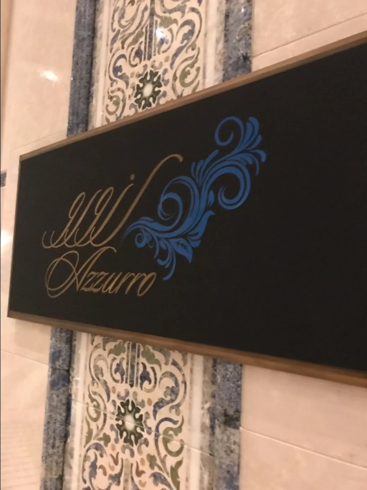 مطعم أزورو Azzurro في فندق الريتز كارلتون بالرياض - الصورة من tripadvisor