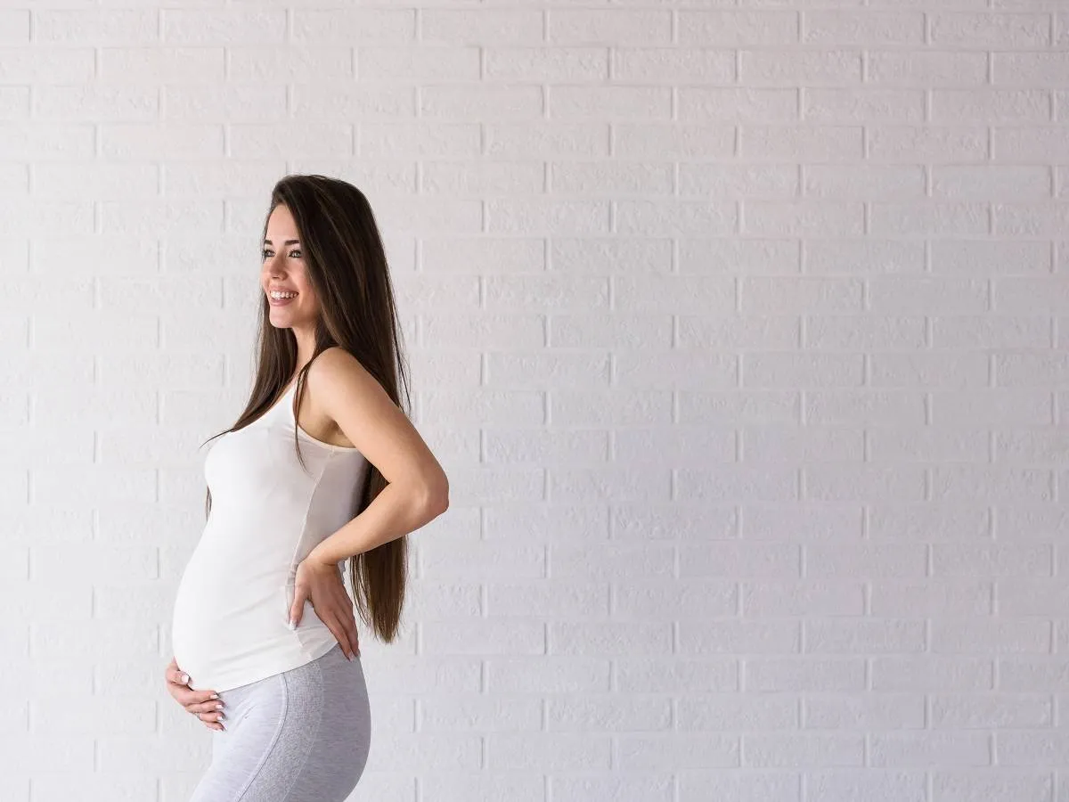 صورة لحامل تعاني من الألم