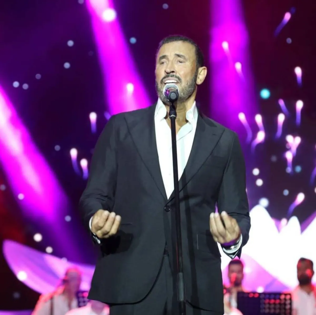 كاظم الساهر - صورة من حسابه على إنستجرام من الحفل