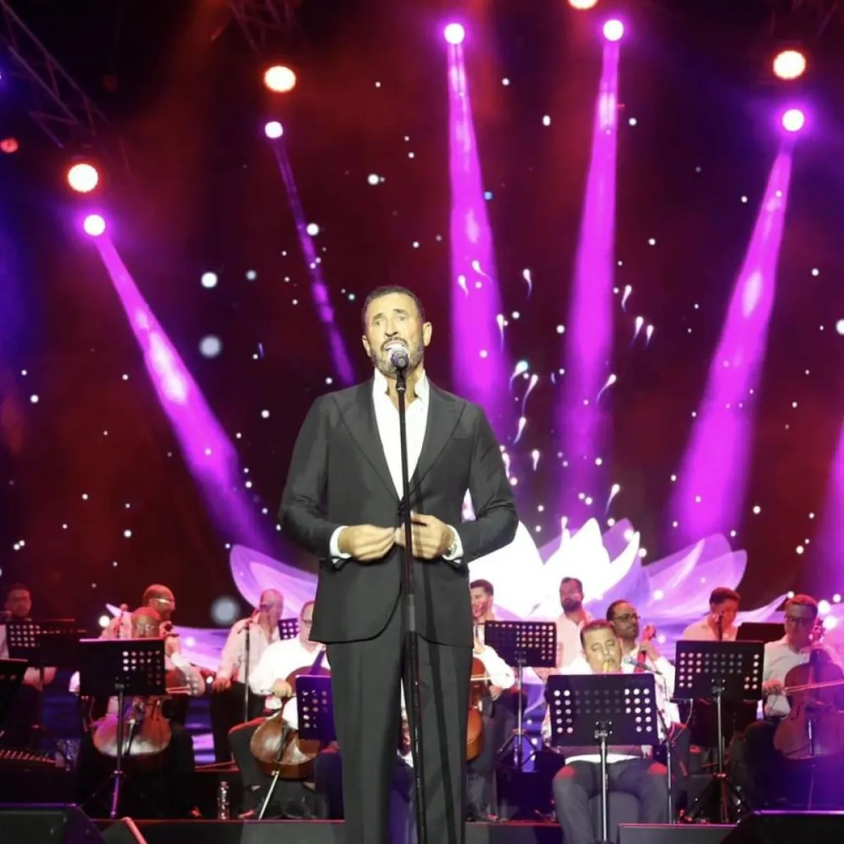 كاظم الساهر - صورة من حسابه على إنستجرام من الحفل