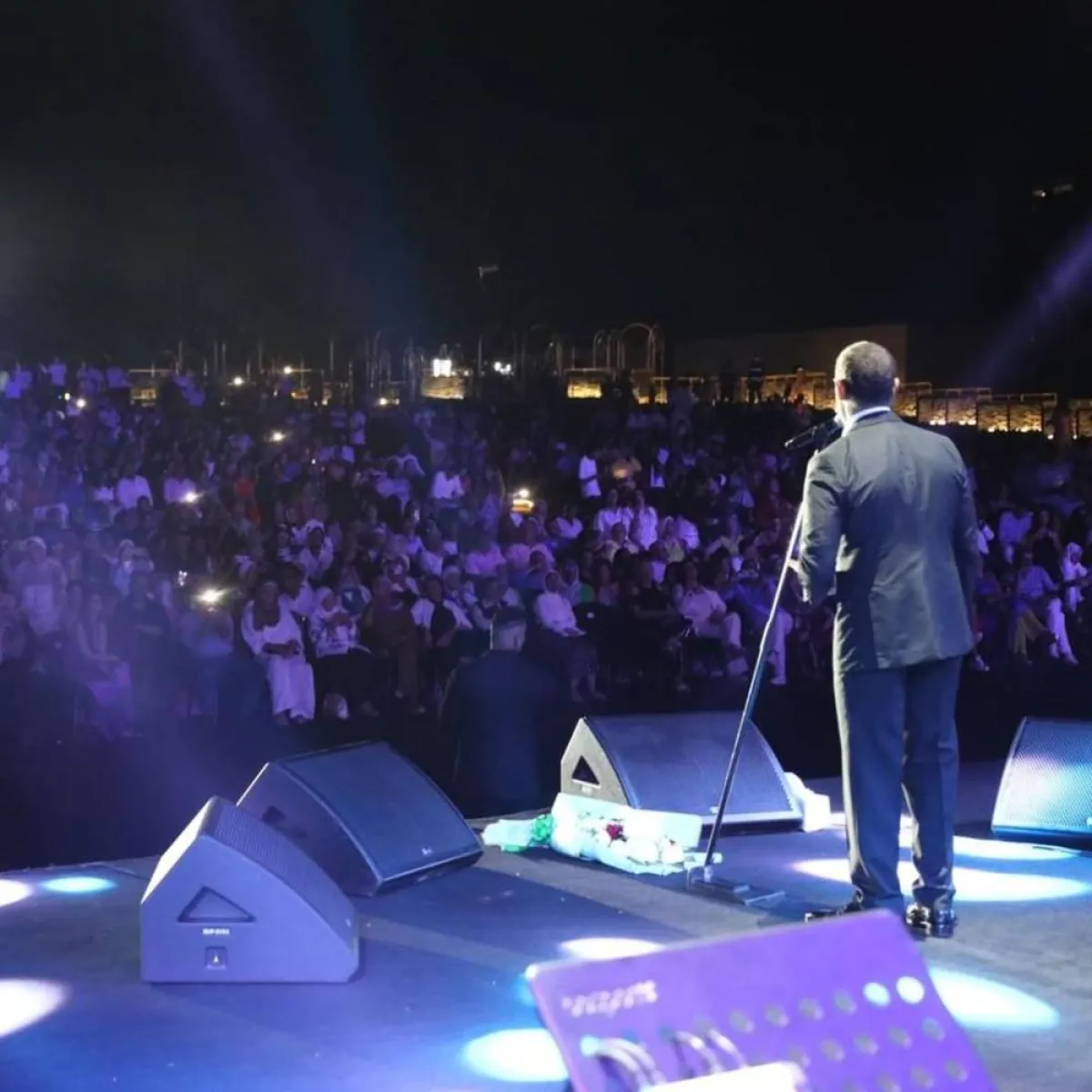 كاظم الساهر - صورة من حسابه على إنستجرام من الحفل