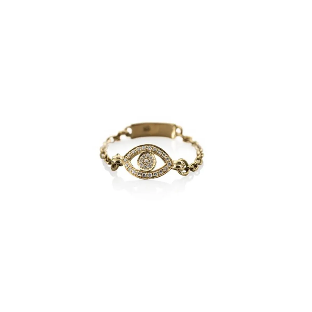 خاتم Diamond Gold Eye من عزة فهمي Azza Fahmy