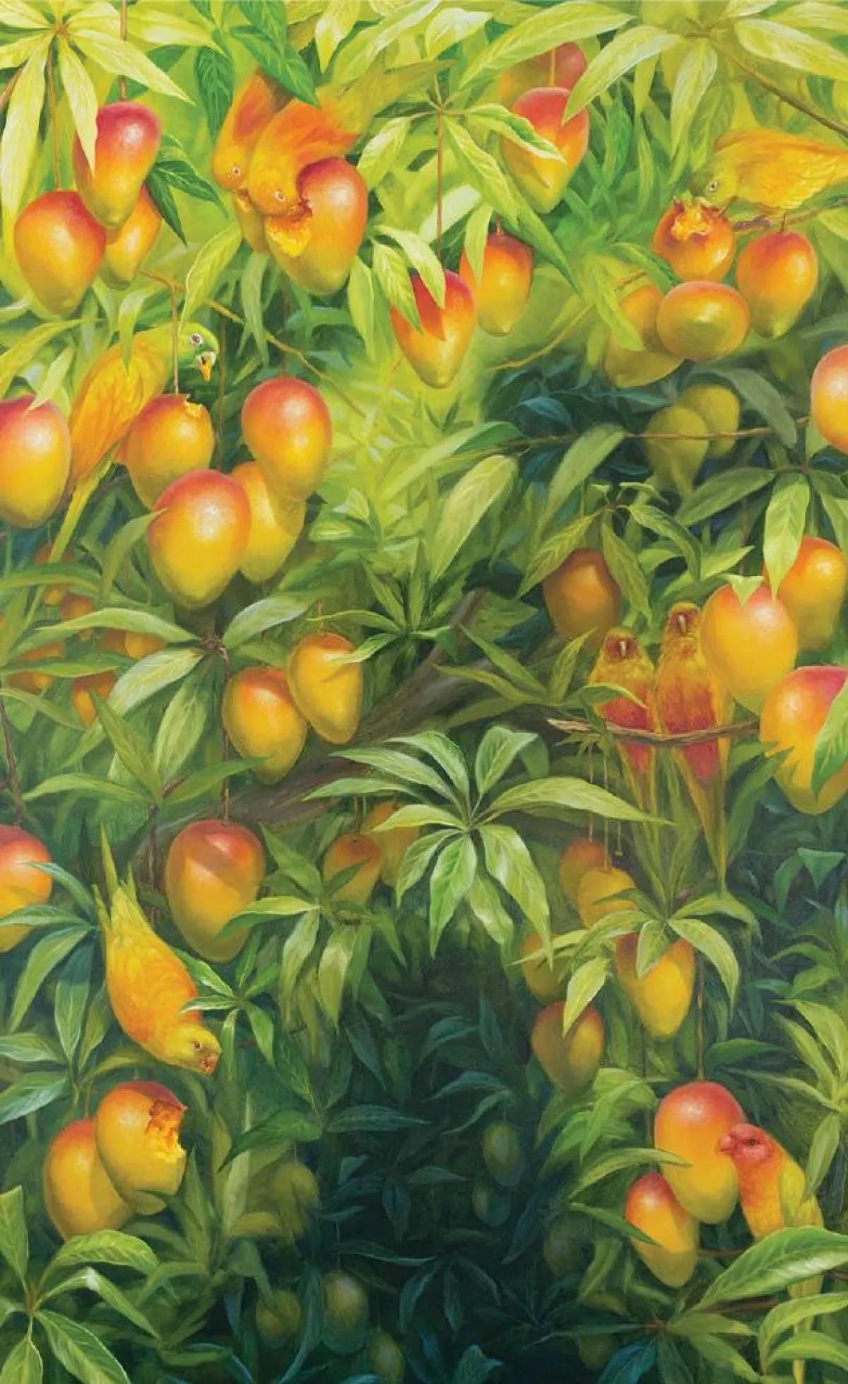 لوحة من توقيع الفنانة التشكيلية ألونسا غيفارا