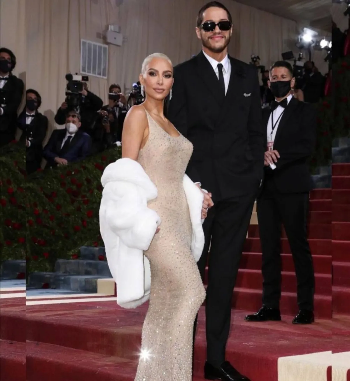 كيم كاردشيان وبيت ديفيدسون- الصورة من حساب كيم كاردشيان على إنستغرام