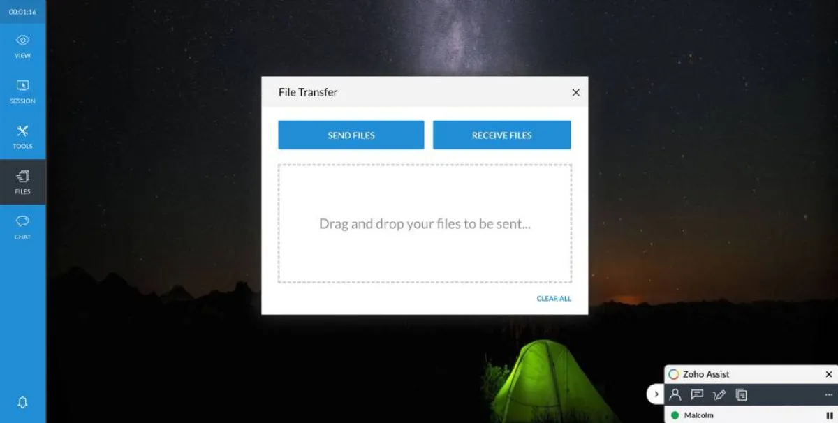 صورة برنامج Zoho Assist