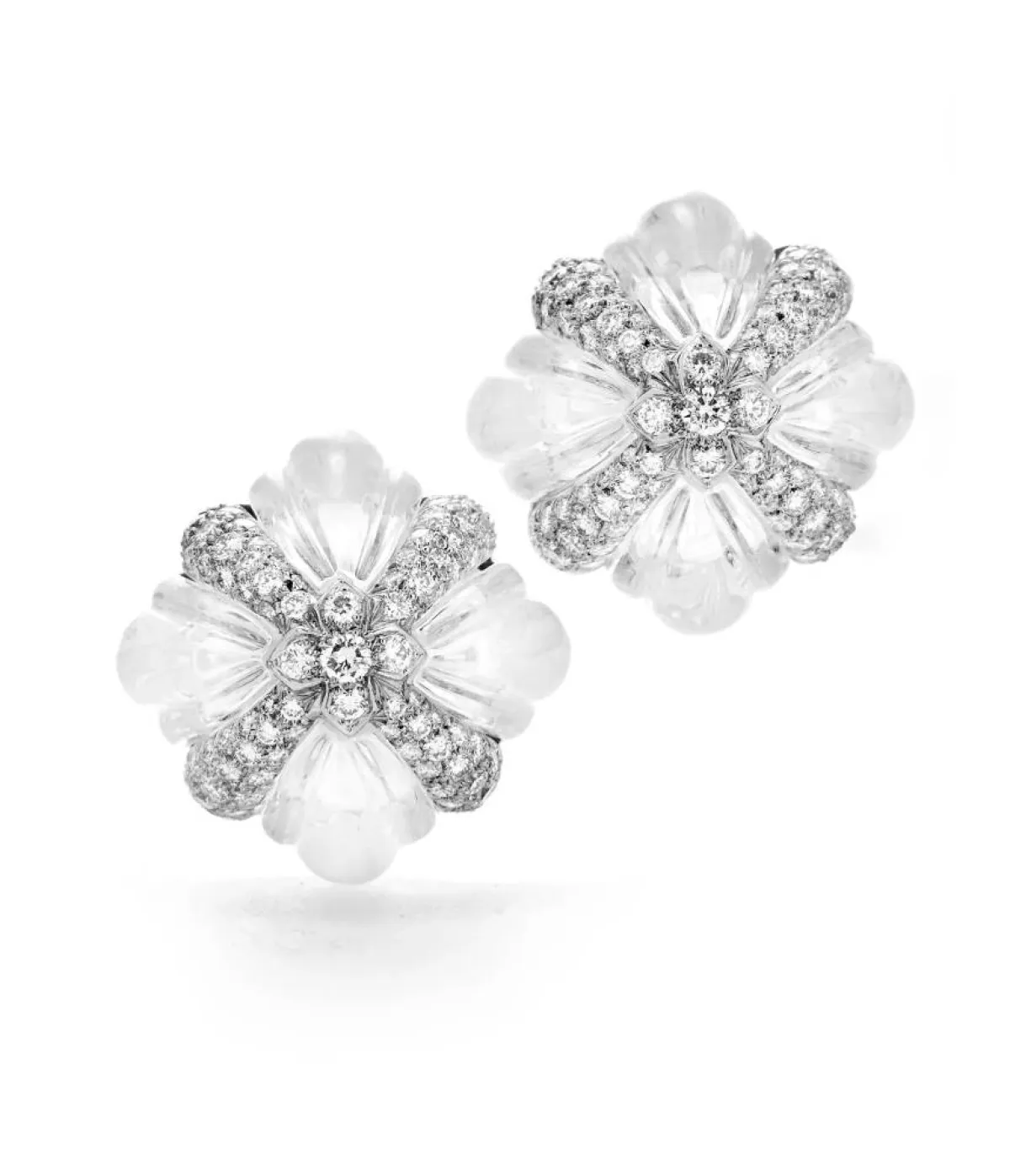 أقراط Snowflake من ديفيد ويب David Webb