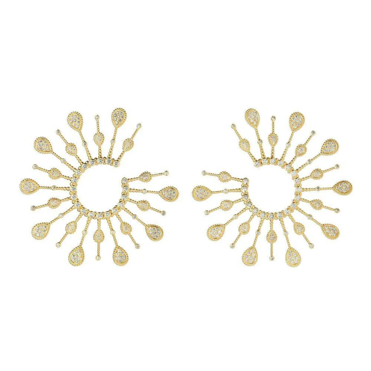 أقراط Serpent Bohème Solarité  من بوشرون Boucheron