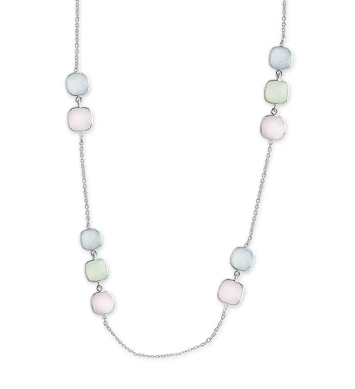 قلادة العقيق الابيض من Joyce jewellery