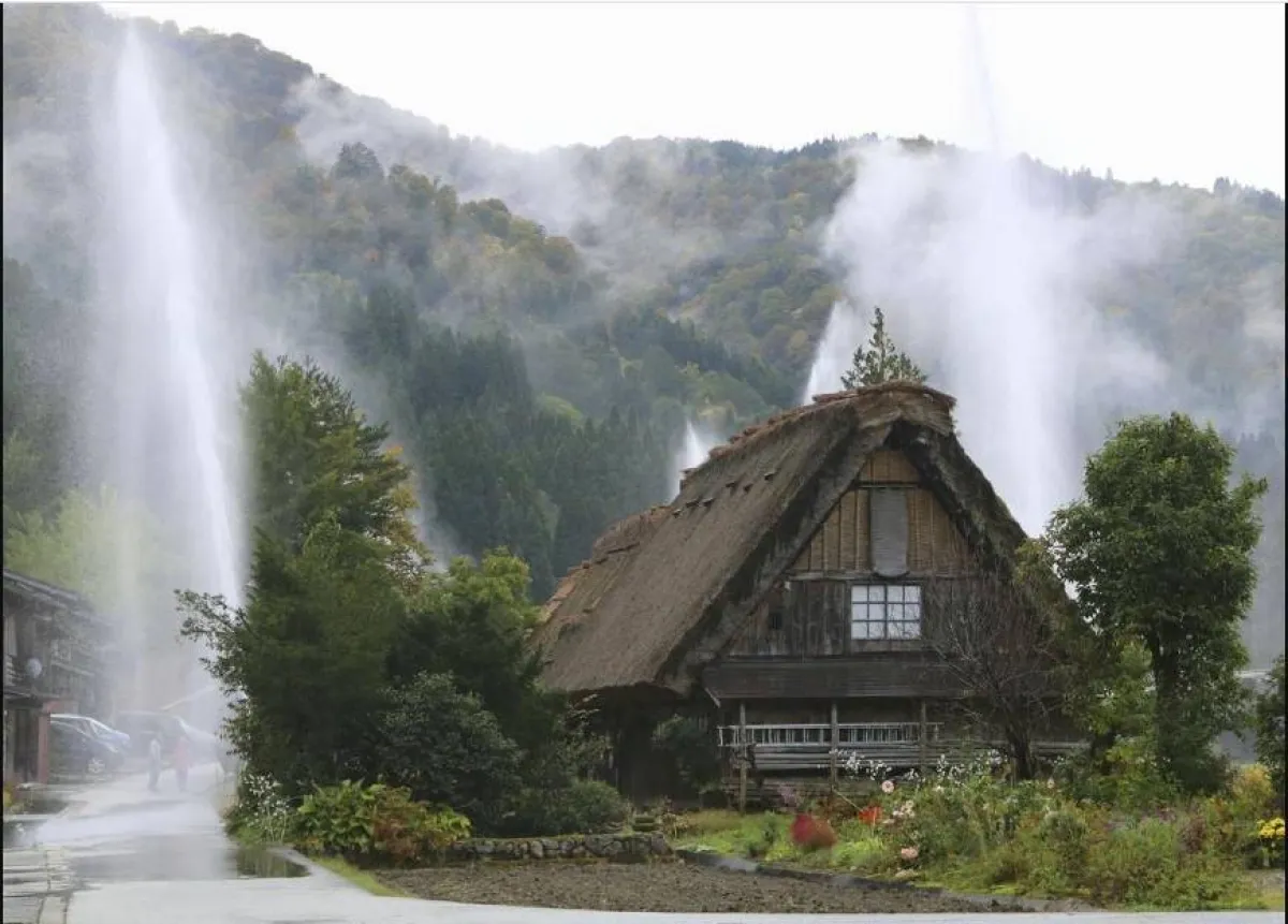 مهرجانُ خراطيمِ المياه.