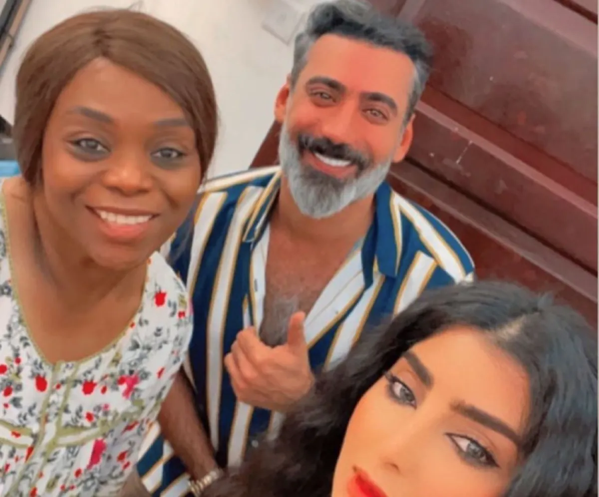 بثينة الرئيسي ومحمد العلوي وفتات سلطان - الصورة من حسابها على الانستغرام (2)