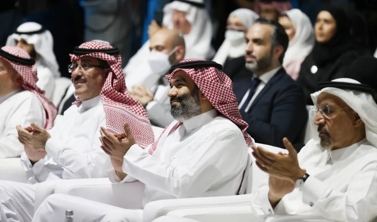 الوزير السواحة خلال حفل تخرج الدفعة الأولى من أكاديمية المطورين لشركة آبل