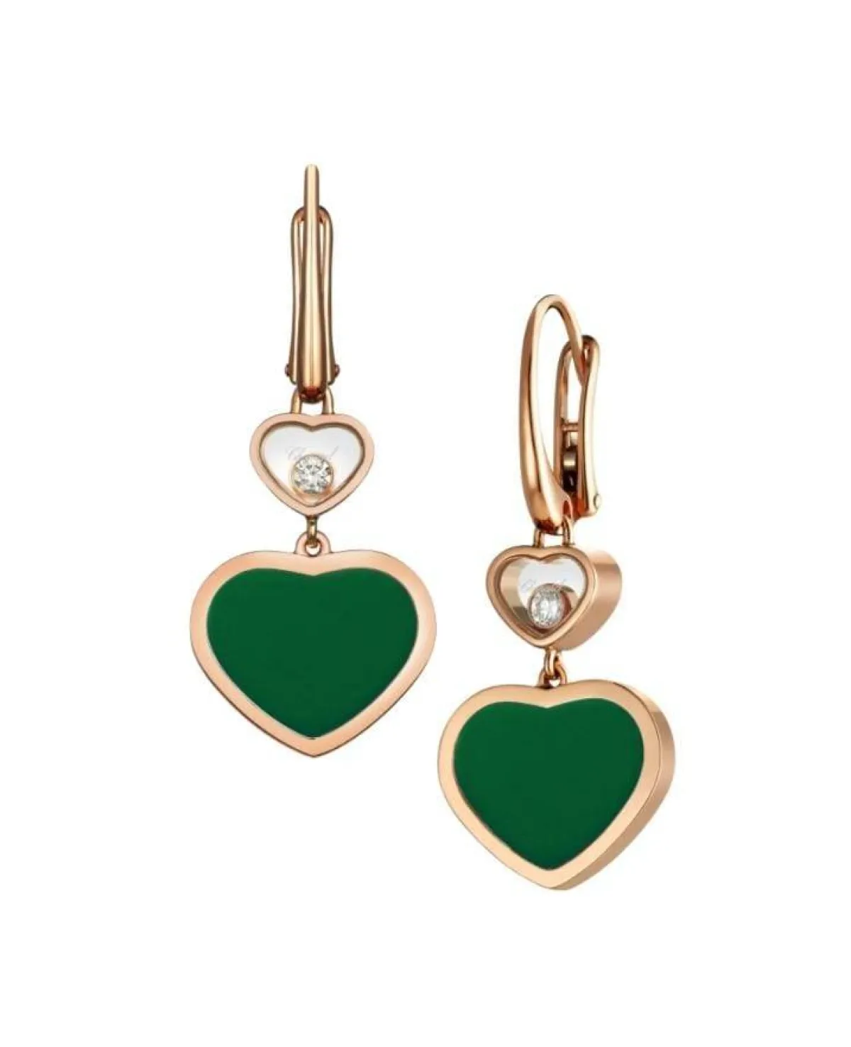 أقراط HAPPY HEARTS من شوبارد Chopard 