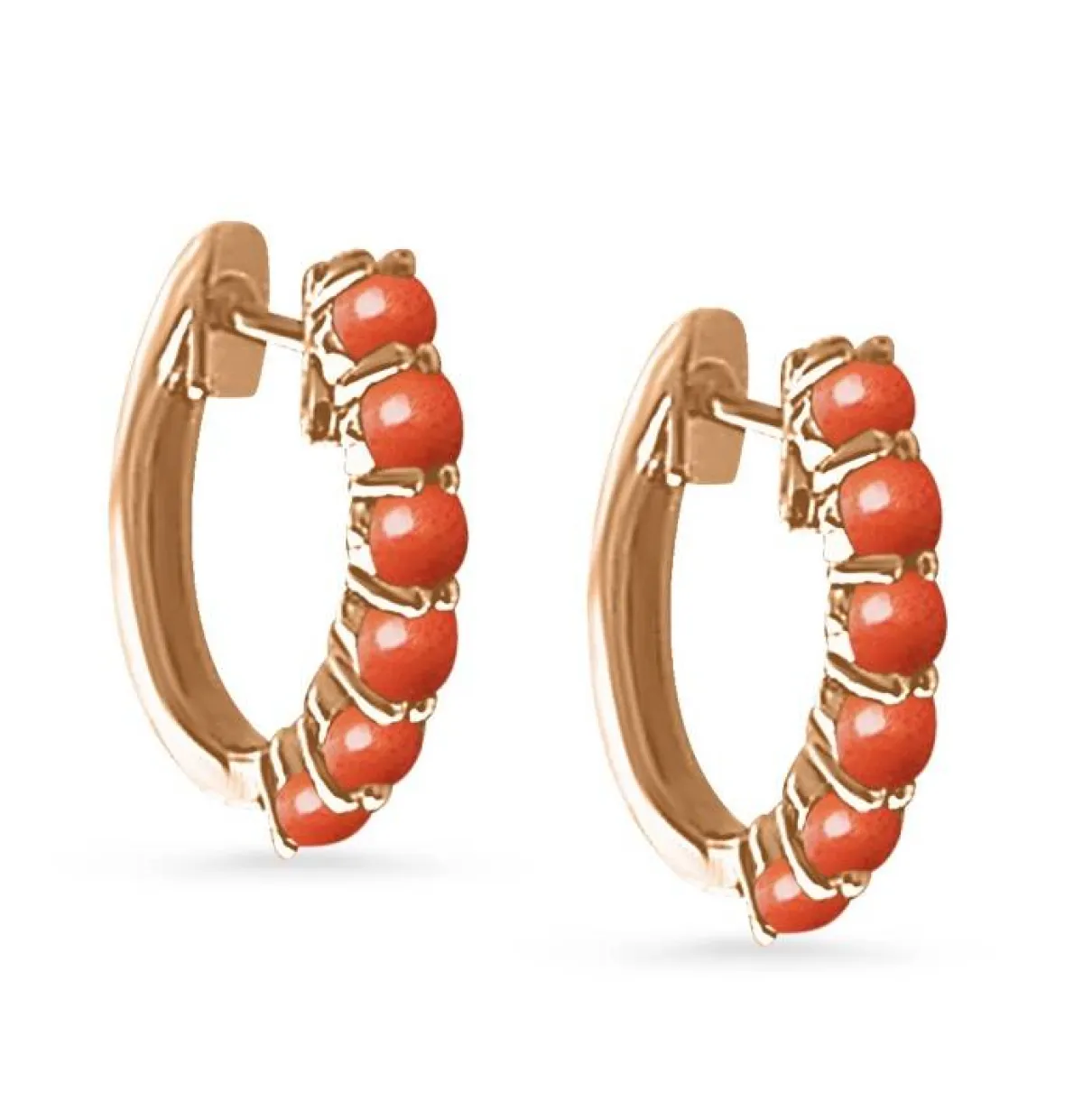 اقراط الأطواق المرجانية من Aquae