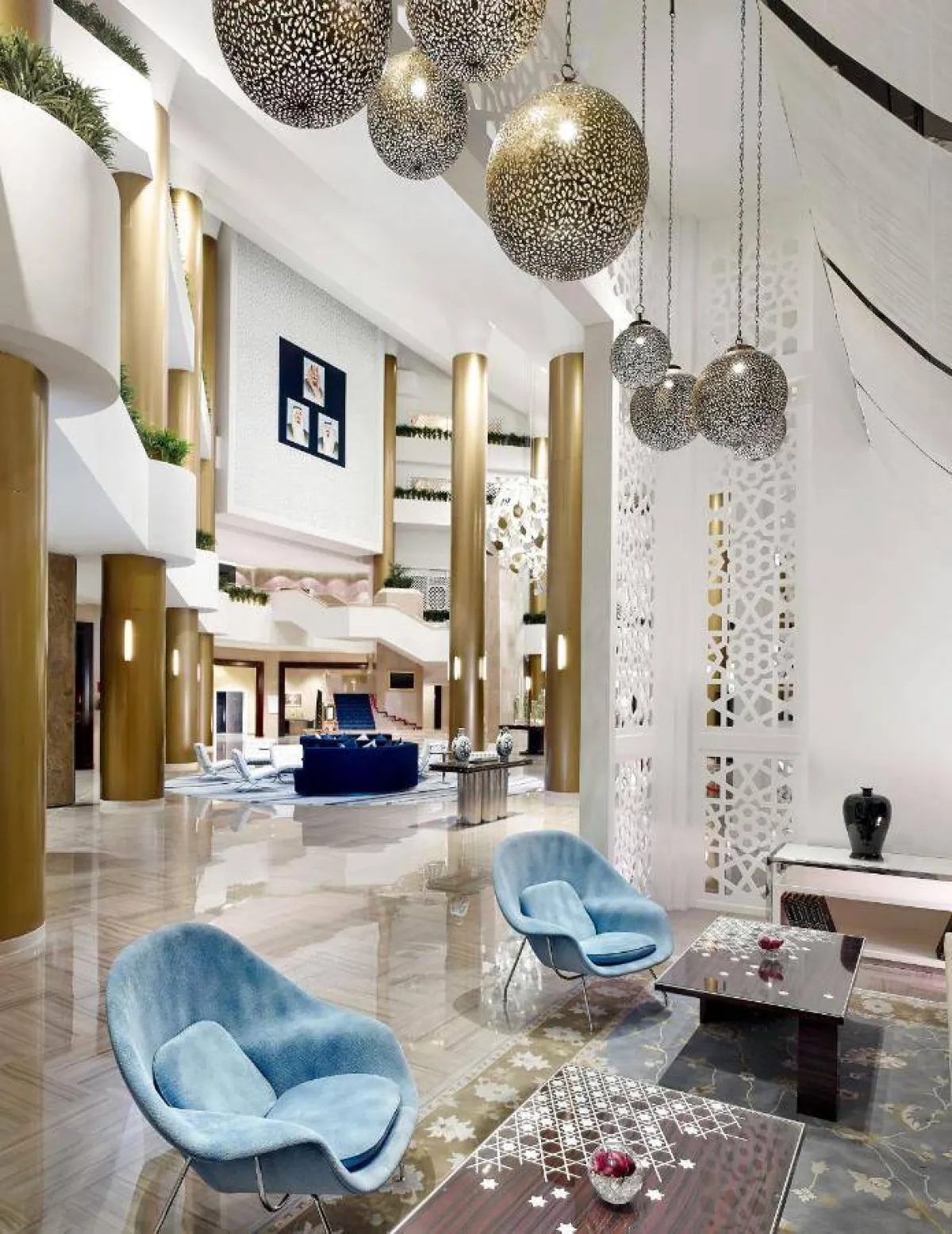 الـ"لوبي" في فندق لو مريديان الخبر
