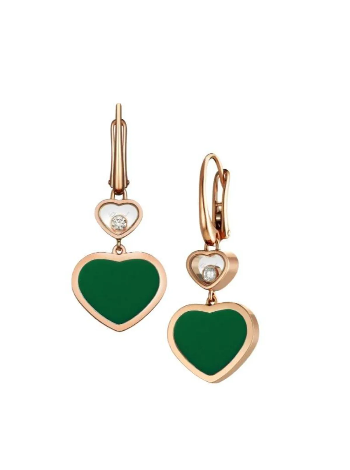 أقراط HAPPY HEARTS من شوبارد Chopard 