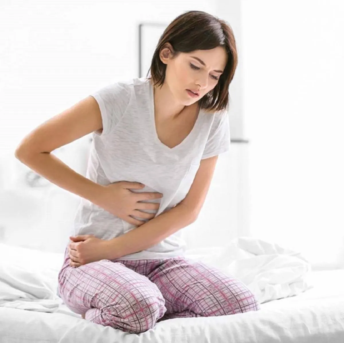 صورة لحامل تتوجع