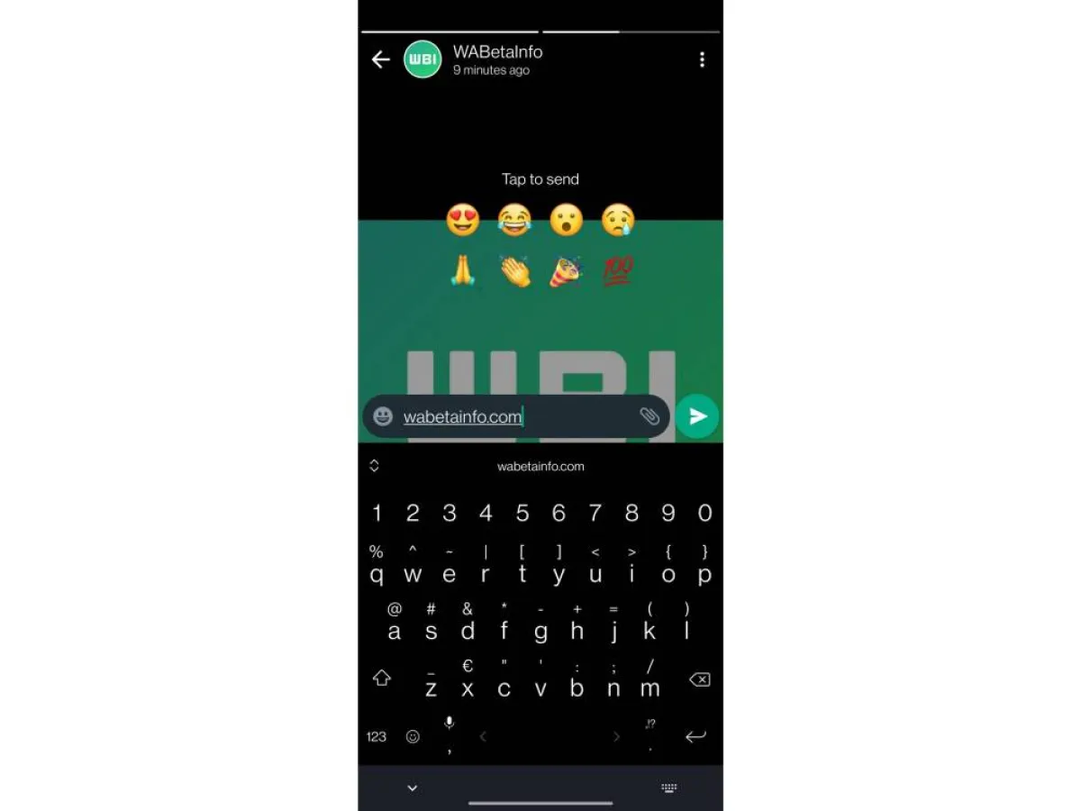 صورة الرد على الحالات بالرموز التعبيرية