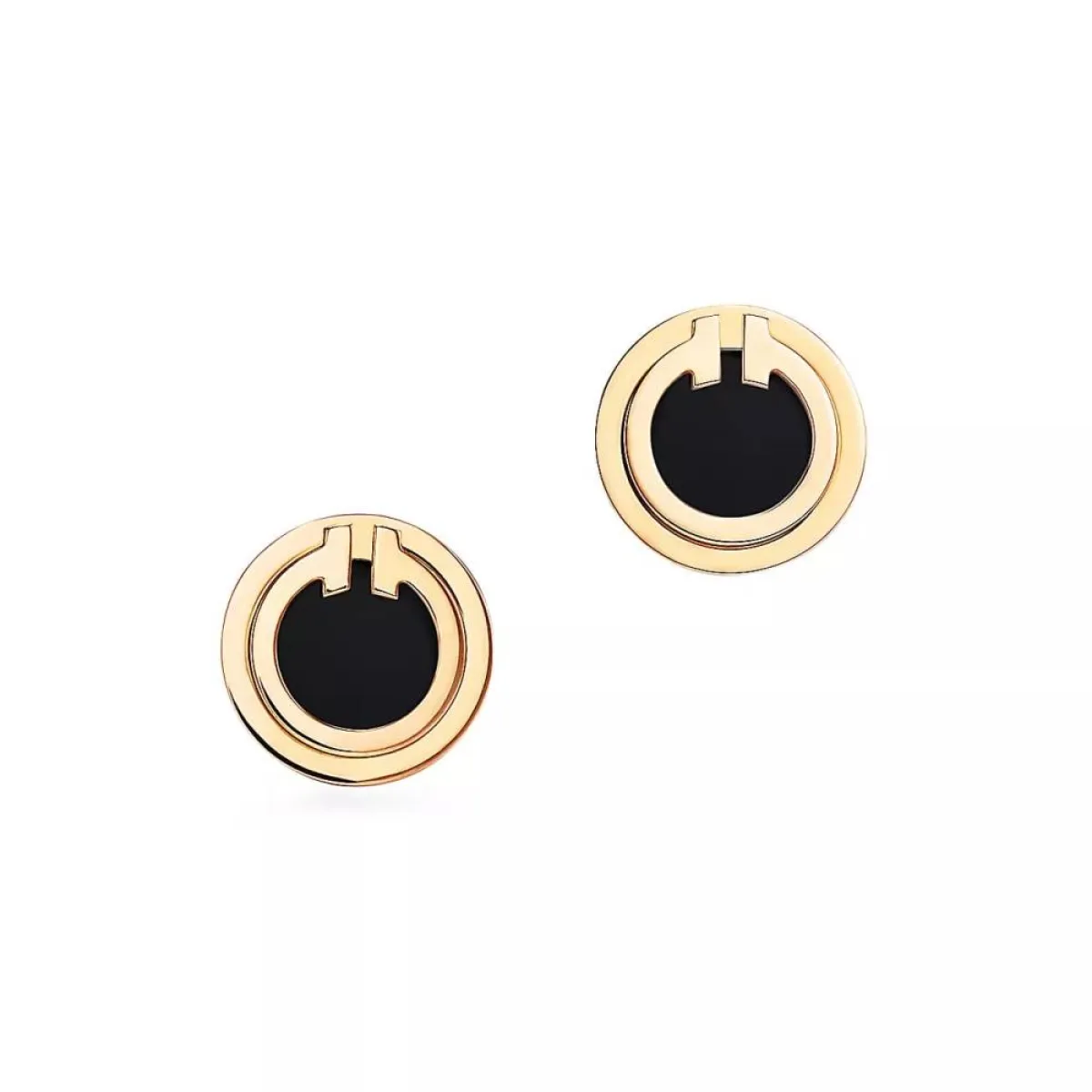  اقراط Black Onyx Circle من تيفاني أند كو Tiffany&Co 