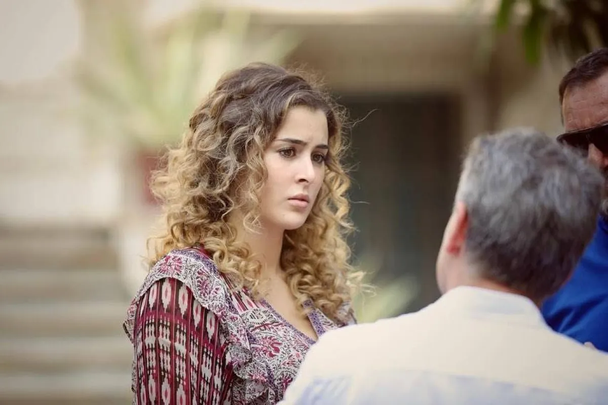 عائشة بن أحمد من كواليس مسلسل " وعد إبليس" - صورة من صفحتها على انستغرام