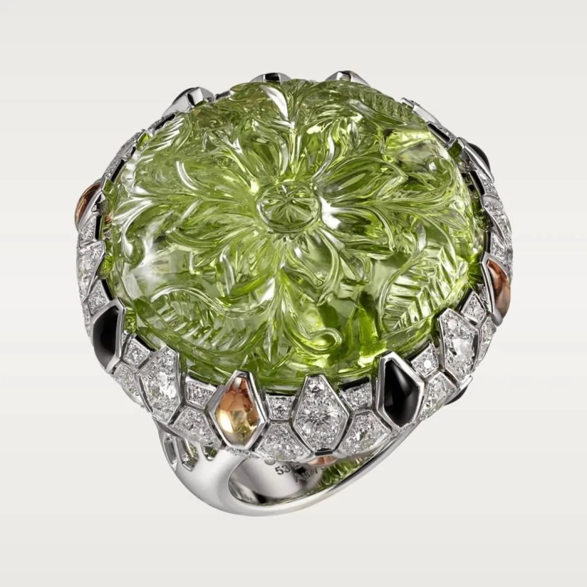 خاتم الزبرجد من كارتييه Cartier