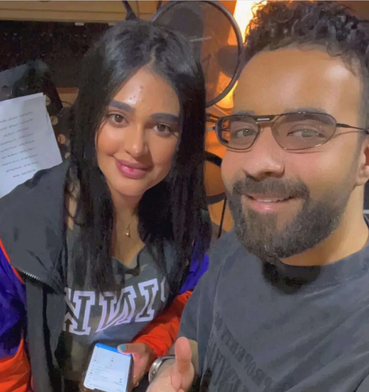 عبد العزيز لويس وليالي هراب- الصورة من حسابه على الانستغرام