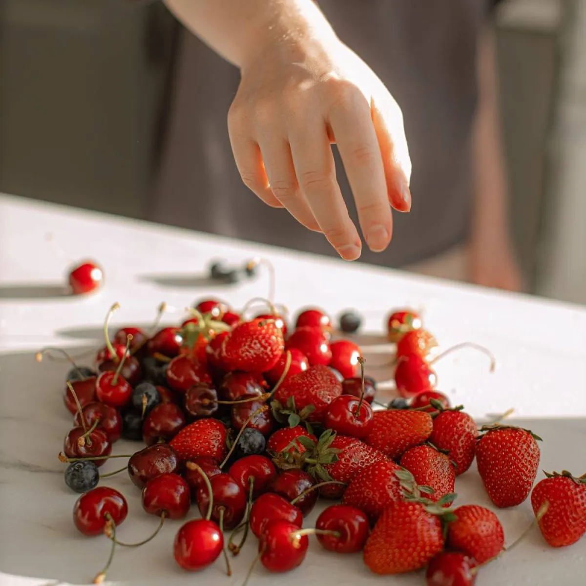 صورة تعبيرية عن جاذبية تناول الكرز
