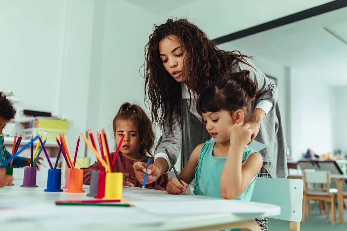 صورة لأطفال الحضانة