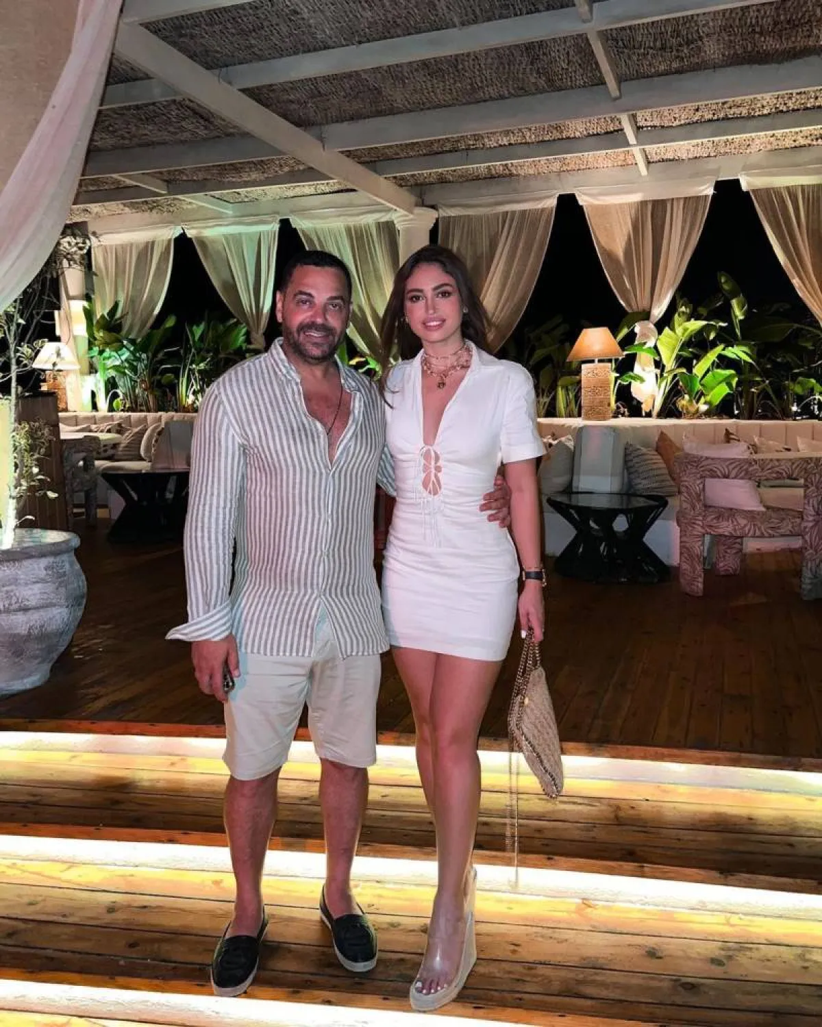 نيكول سعفان وطارق العريان - الصورة من حسابها على إنستغرام