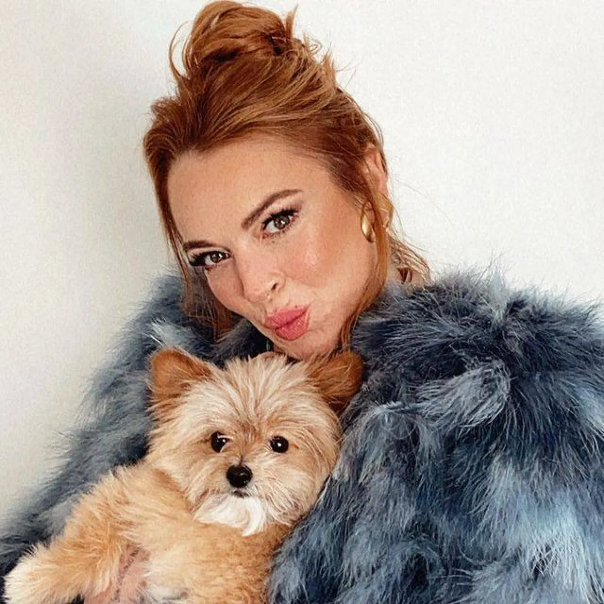 تسريحات شعر مرفوعة، من ليندسي لوهان