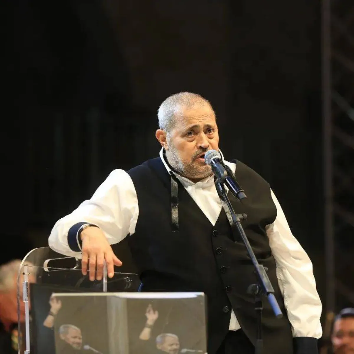 جورج وسوف في الأردن - صورة من حساب مهرجان الفحيص على إنستجرام