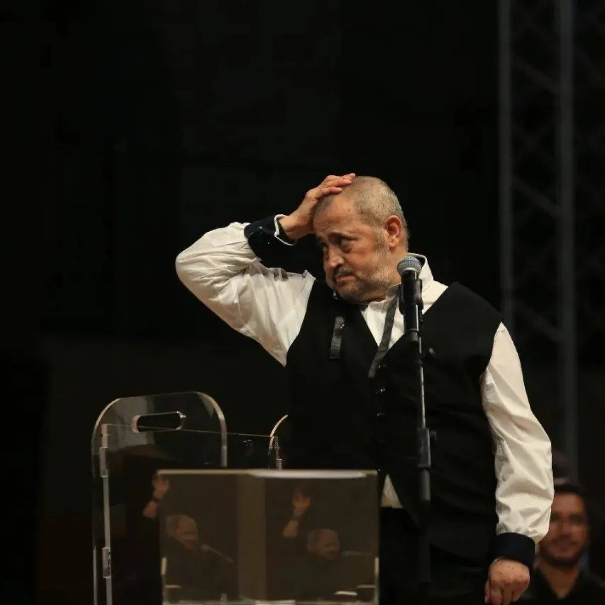 جورج وسوف يُحيي جمهوره في الأردن - صورة من حساب مهرجان الفحيص على إنستجرام