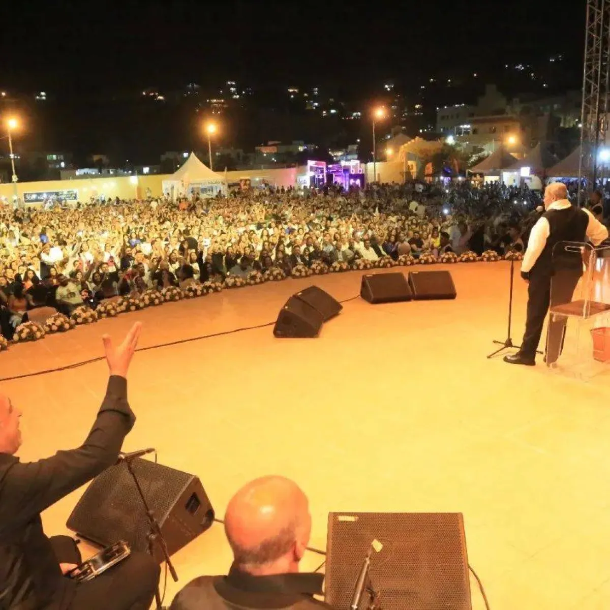 حفل جورج وسوف في الأردن - صورة من حساب مهرجان الفحيص على إنستجرام