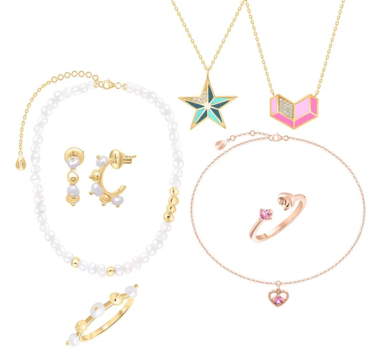 مجوهرات من تصميم المصممة لانا آل كمال