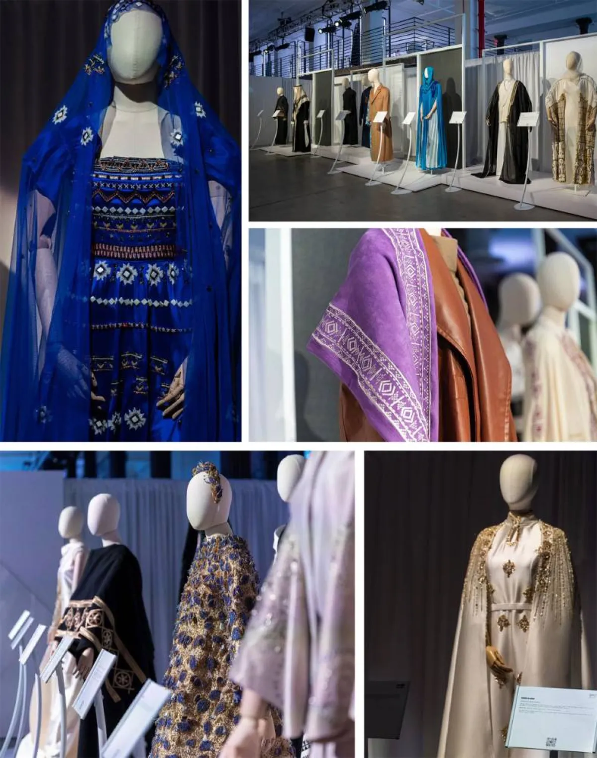  مجوعة من صور لتصاميم خلال معرض "100 براند سعودي في نيويورك"