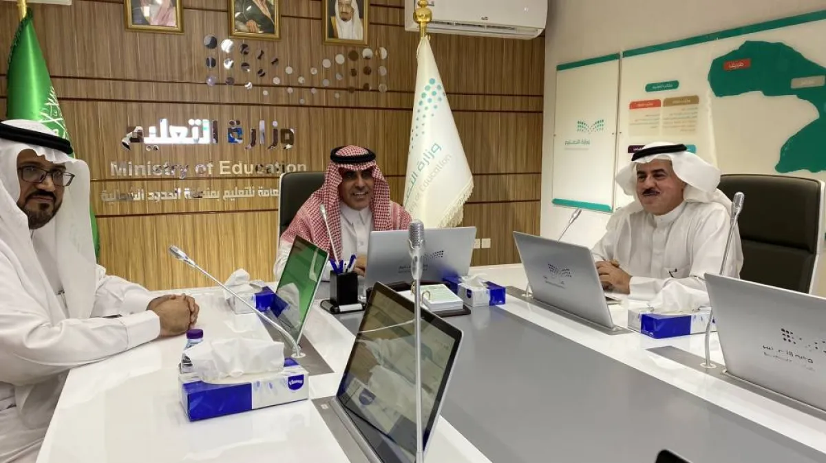 اعتماد حركة النقل الداخلي لشاغلي الوظائف التعليمية بتعليم الحدود الشمالية - الصورة من حساب الإدارة على تويتر