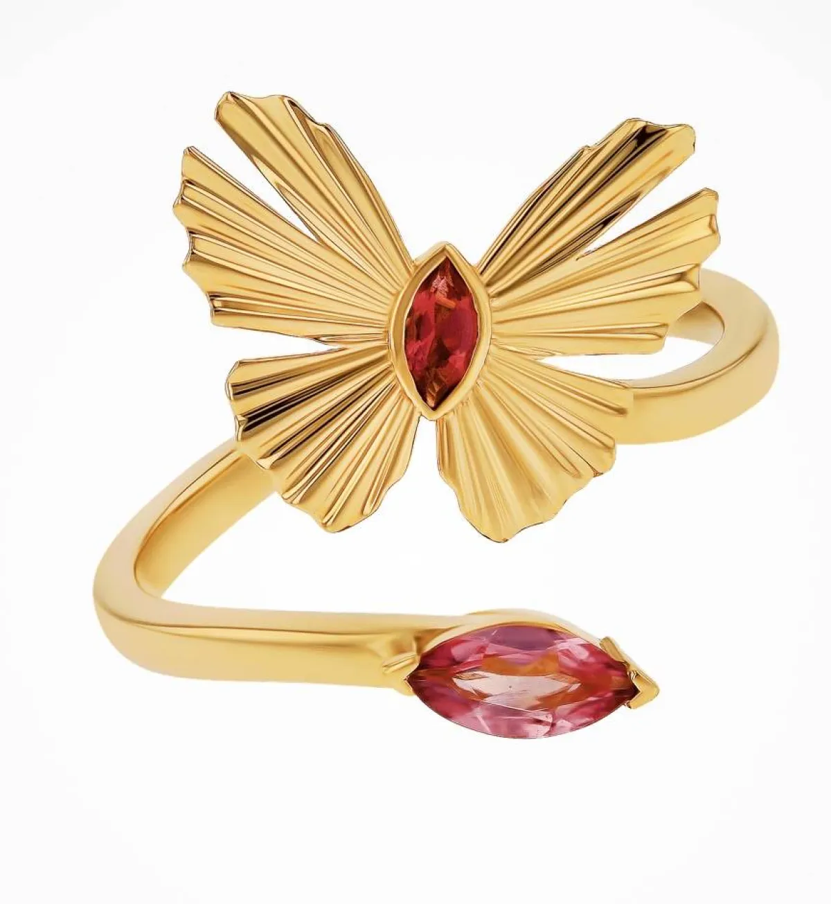 خاتم فراشة من داماس Damas