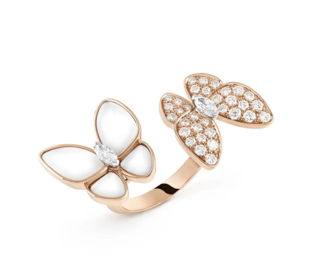 خاتم الفراشيتن من فان كليف اند اربلز Van cleef & arpels