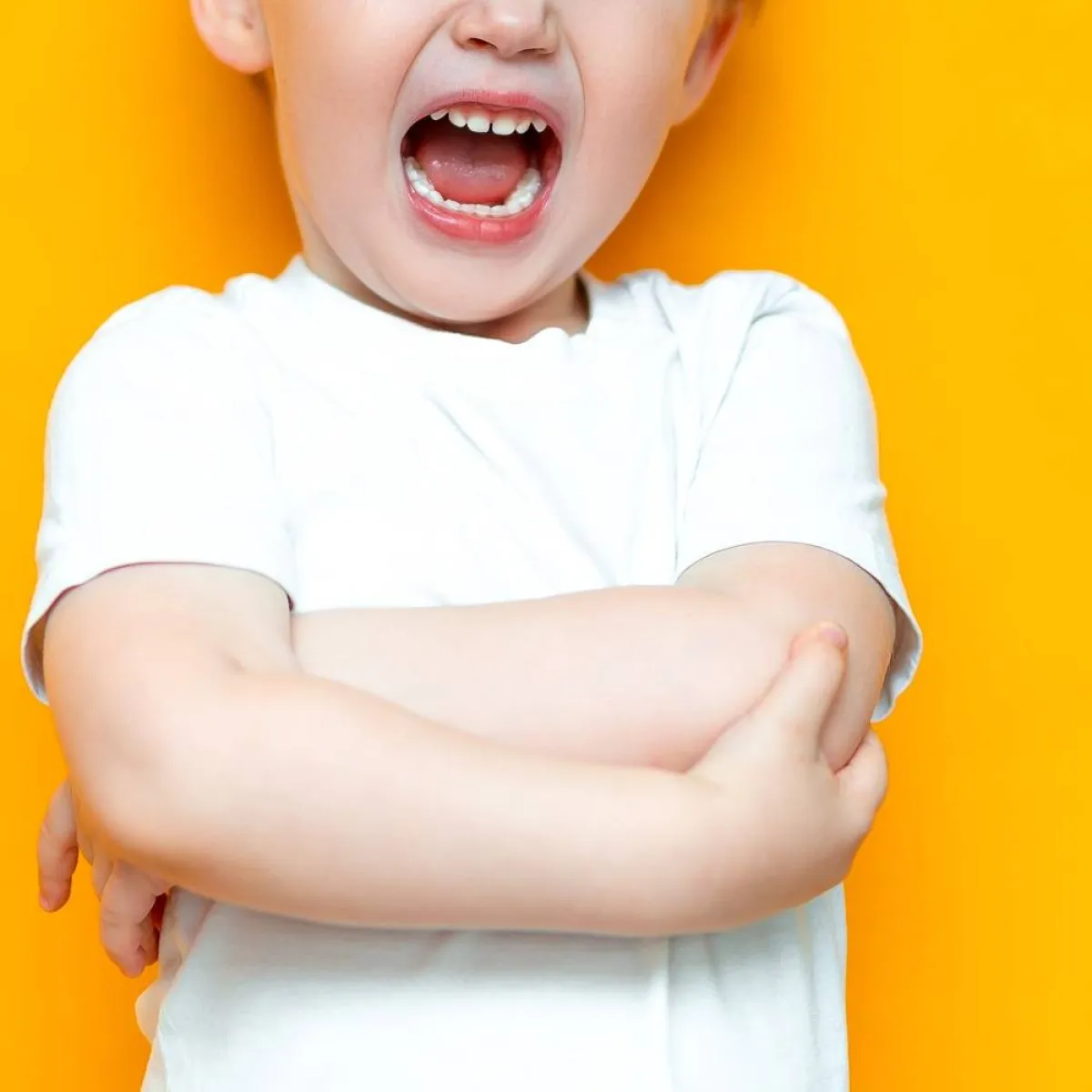 صورة لطفل غاضب