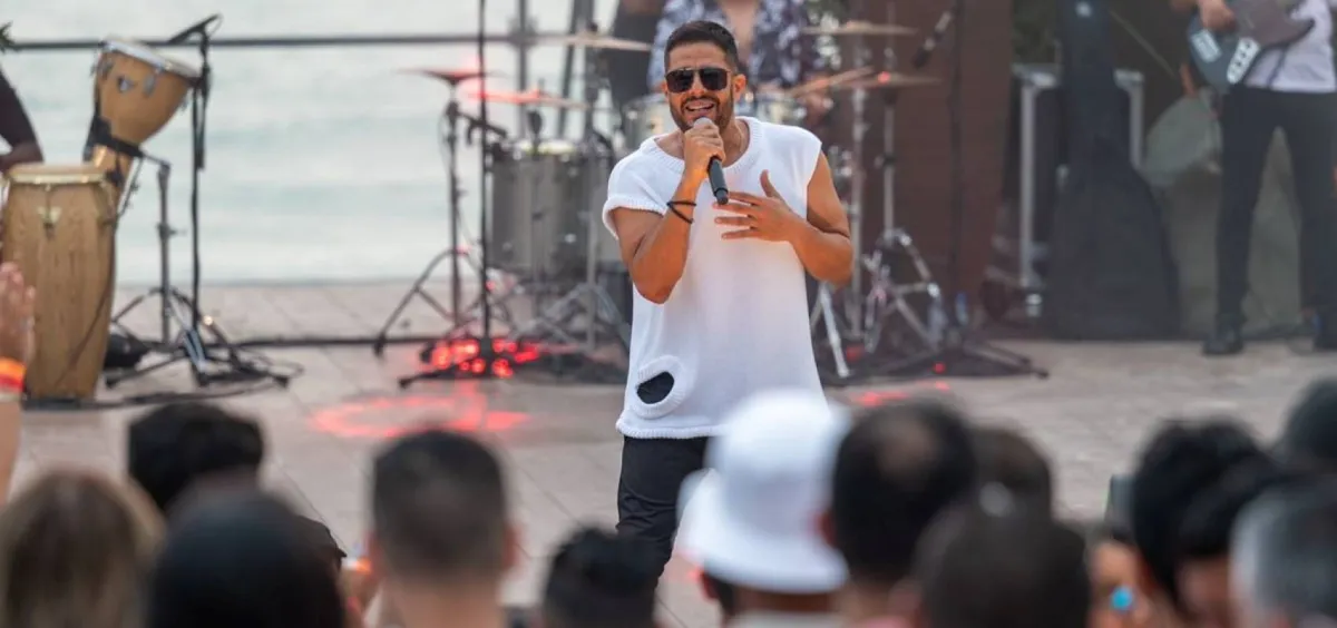 محمد حماقي-الصور من المركز الاعلامي ل شركة بنش مارك