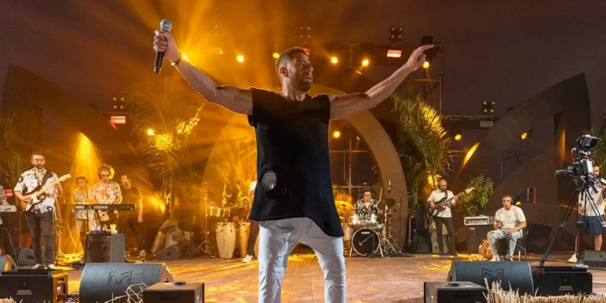 محمد حماقي-الصور من المركز الاعلامي ل شركة بنش مارك