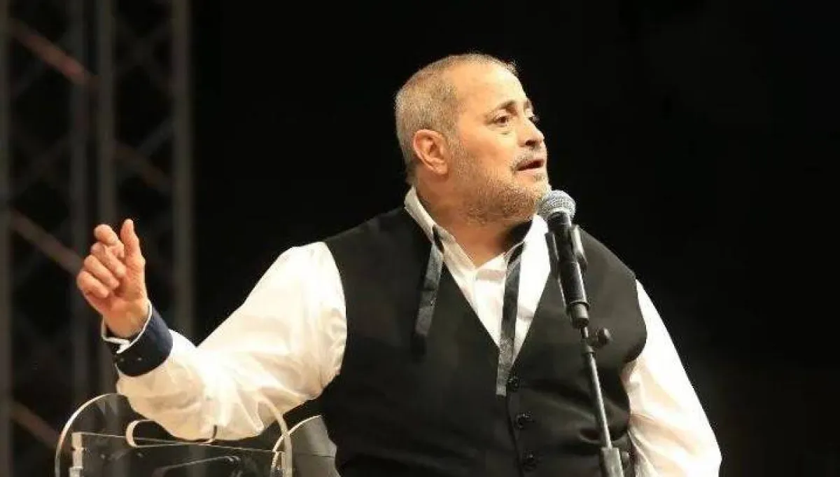 جورج وسوف من حفله في الأردن - - صورة من حساب مهرجان الفحيص على انستغرام