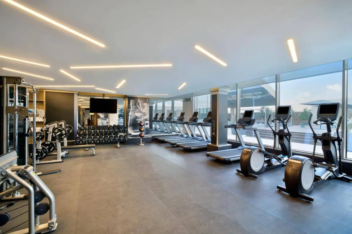 صالة الرياضة في فندق ماريوت جدة طريق المدينة