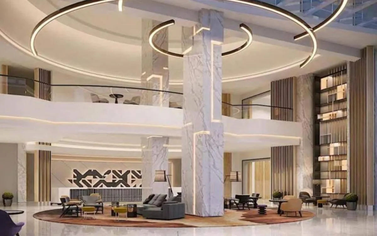 الـ"لوبي" في فندق كراون بلازا جدة السلام