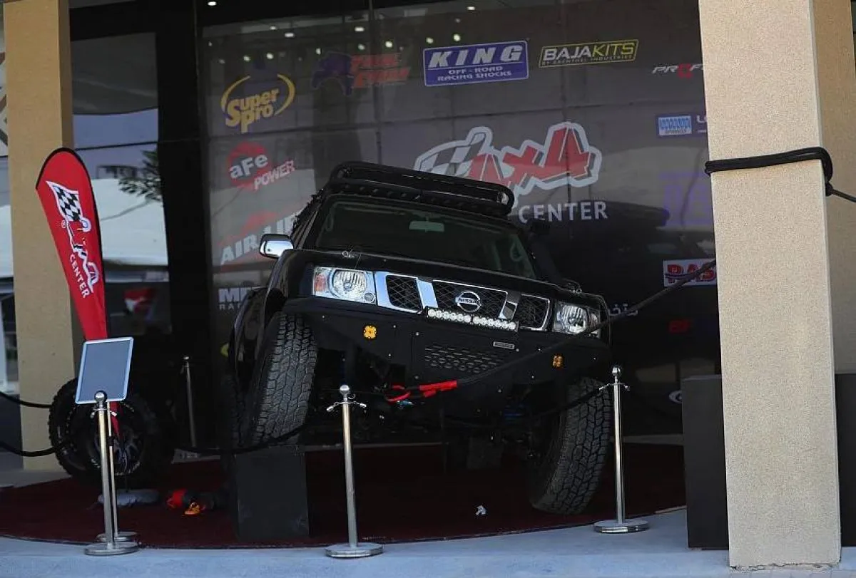  يستقطب المعرض هواة السيارات المعدلة. الصورة من "واس"