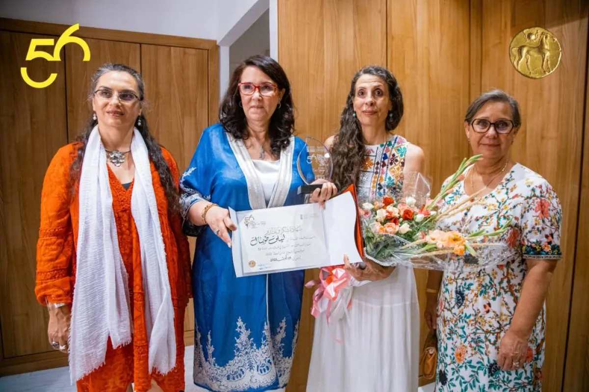 وزيرة الثقافة تكرم الممثلة ليلى طوبال