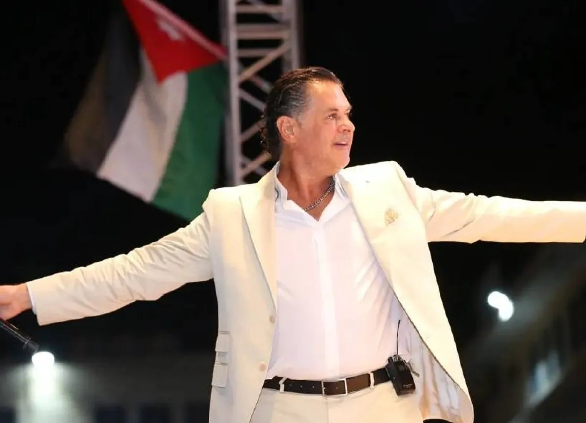 حفل راغب علامة في مهرجان الفحيص بالأردن - صورة من حسابه على انستغرام