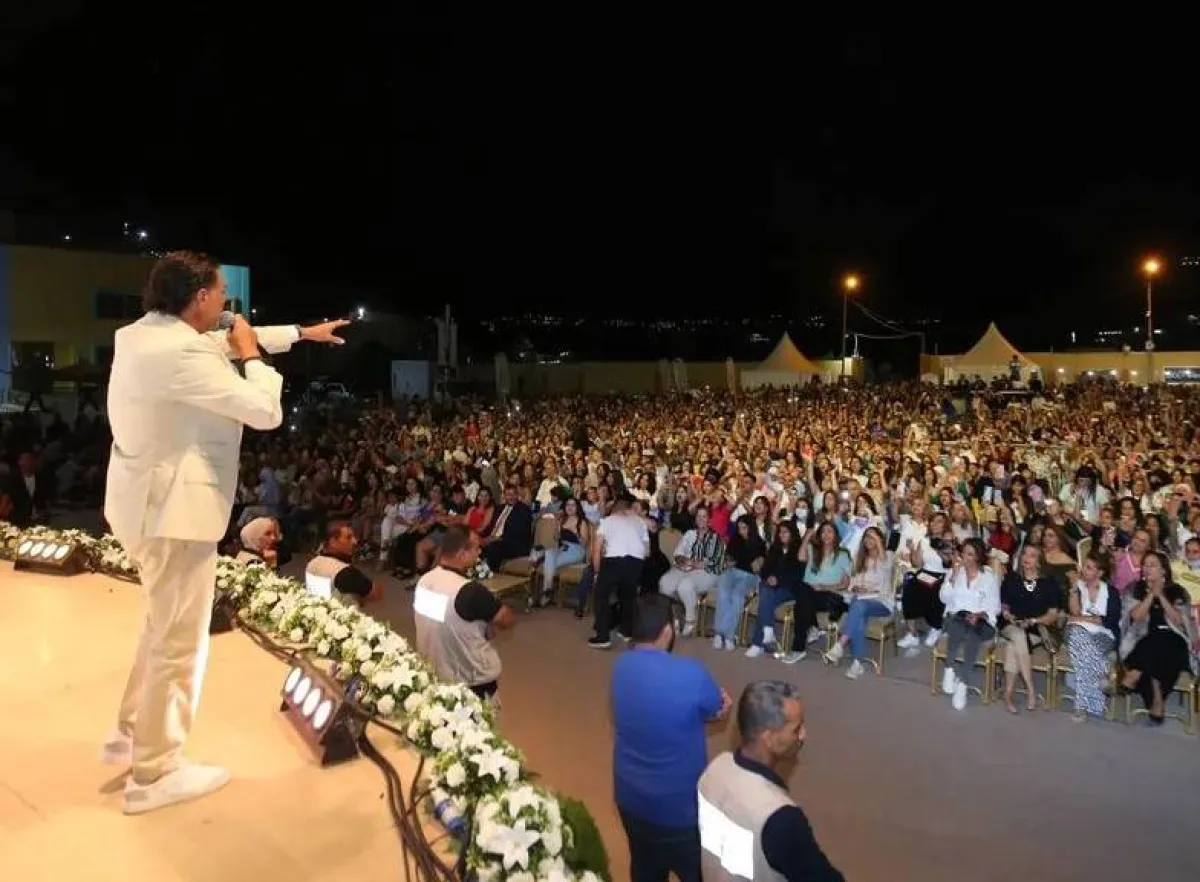 حفل راغب علامة في مهرجان الفحيص بالأردن -  صورة من حسابه على انستغرام